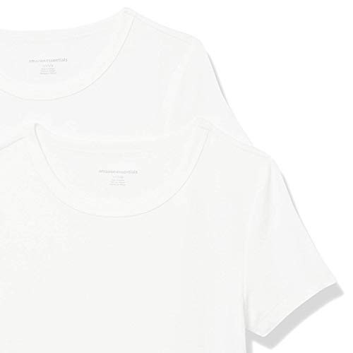 Women's Slim-Fit Short-Sleeve Crewneck T-Shirt, Pack of 2