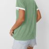 Womens Short Sleeve T-Shirts Summer Tops Casual Soft Tunic V Neck Basic Workout Clothes Spring Fashion Outfits 2025