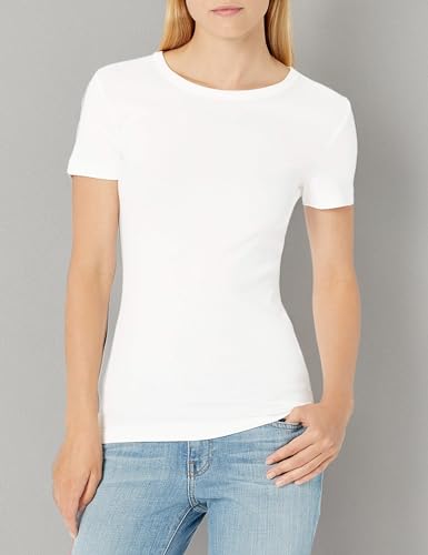 Women's Slim-Fit Short-Sleeve Crewneck T-Shirt, Pack of 2