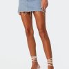 Denim Skirt Women Jean Stretch Casual Mini Skirts 2025 Summer Low Waist Short Dress