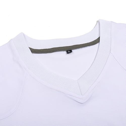 DEHANER Blank Football Jerseys for Men Unisex Workout Fitness Shirts Sports Uniform Casual Outfits