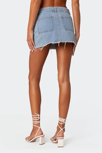 Denim Skirt Women Jean Stretch Casual Mini Skirts 2025 Summer Low Waist Short Dress