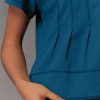 Womens Babydoll Tops Short Sleeve Peplum Pleated Summer T-Shirts Casual Loose Fit Flowy Tshirts 2025