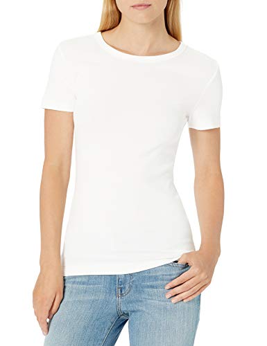 Women's Slim-Fit Short-Sleeve Crewneck T-Shirt, Pack of 2
