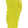 Women's Stretchy High Waist Butt-Lifting Bodycon Ripped Denim Pencil Skirt