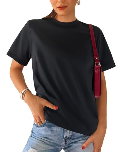 Women Cotton T-Shirts Oversized Crewneck Short Sleeve Summer Casual Tops Unisex Adult