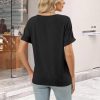 3 Pack T-Shirts Short Sleeve V Neck Tops for Women 2025 Fashion Summer Loose Fit Cute Tee Clothes Trendy Fashion Outfits