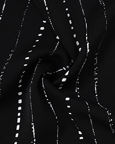 Women's Short Sleeve Chiffon Blouses for Office Work Business Attire Collared Shirts