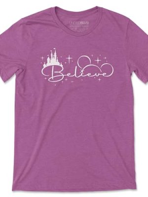 Unisex Believe T-Shirt | Graphic Vacation Tee | Perfect for Casual Everyday Designer Printed Wear Tshirt