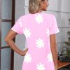 Women's Tops Summer Short Sleeve Crew Neck Shirts Dressy Casual Blouses for Women S-3XL