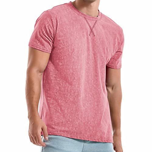 Men's T-Shirts - Premium Cotton Crew Neck Tees S - 4XL