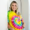 Tie Dye T-Shirts for Men and Women - Unisex Short Sleeve Tie-Dye T Shirts for Adults
