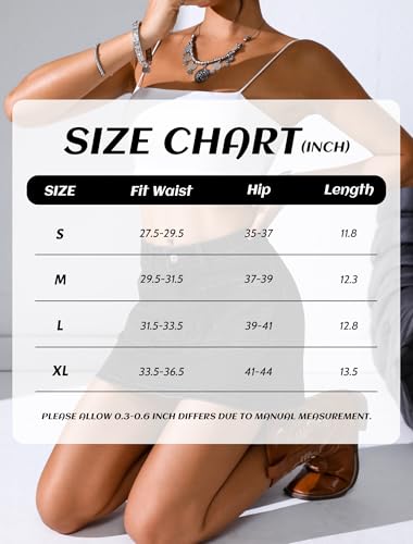 41PyTLaVmGL.jpg Jean Skorts for Woman High Waisted Stretchy Denim Skirt with Shorts Mini Skirt with Pockets