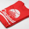 Baseball Shirt Fan Cityscape T-Shirt with Urban Skyline Graphic