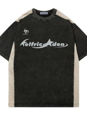 Graphic Tees Y2k Mens Oversized T Shirt Racing Washed Streetwear Shirts Unisex Casual Summer Tops