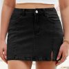 41bcYohYHaL.jpg 2025 Womens Casual Mid/High Waisted Denim Shorts Summer Stretchy Ripped Jean Shorts for Women