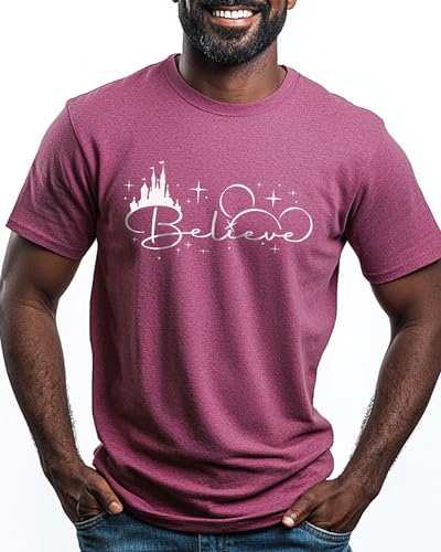 Unisex Believe T-Shirt | Graphic Vacation Tee | Perfect for Casual Everyday Designer Printed Wear Tshirt