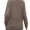 V Neck Long Sleeve Shirts for Women Casual Fall Tops Lightweight Tunic Sweaters Fashion Clothes 2025