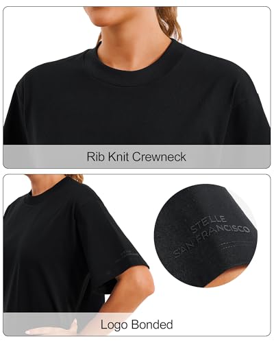 Women Cotton T-Shirts Oversized Crewneck Short Sleeve Summer Casual Tops Unisex Adult