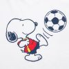 Snoopy Womens and Mens Graphic T-Shirts - Snoopy All Over Print Crewneck Short Sleeve Unisex Tshirts for Adults