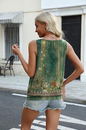 Womens Tank Tops Loose Fit V Neck Ruched Sleeveless Tops Casual Basic Banded Shirts S-XXL