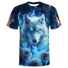 American Flag Eagle T-Shirts for Men Women 3D Printed T-Shirts Short Sleeve Graphic Tees Shirt