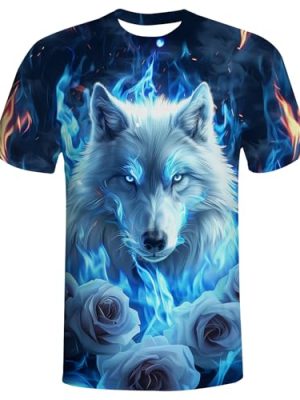American Flag Eagle T-Shirts for Men Women 3D Printed T-Shirts Short Sleeve Graphic Tees Shirt