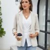 Womens Dressy Business Casual Blouse Pleated V Neck Tops Trendy Smocked Work Shirt Summer Outfit 2025
