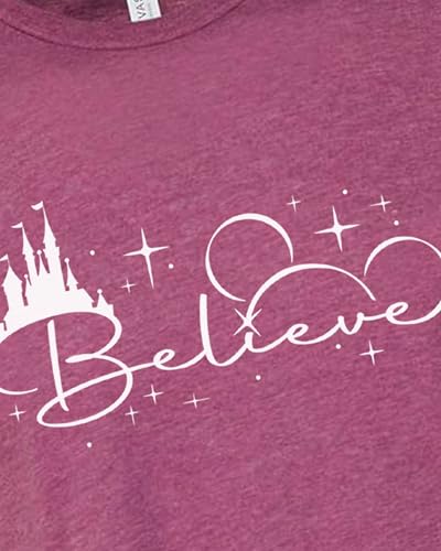 Unisex Believe T-Shirt | Graphic Vacation Tee | Perfect for Casual Everyday Designer Printed Wear Tshirt