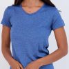5 Pack Women??s Short Sleeve V-Neck Workout T-Shirts ?C Athletic Gym Fitness Pilates Plus Size Active Tees