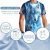 American Flag Eagle T-Shirts for Men Women 3D Printed T-Shirts Short Sleeve Graphic Tees Shirt