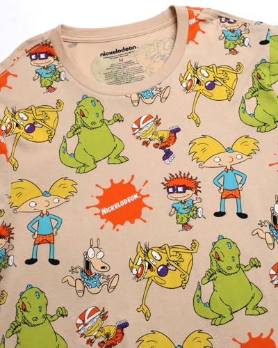 51B5RvSZDDL.jpg Women's and Men's Graphic Tee - Rugrats All Over Print Crewneck Short Sleeve Unisex Tshirts for Adults (S-XL)