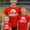 Baseball Shirt Fan Cityscape T-Shirt with Urban Skyline Graphic