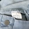 Women's High Waist Long Denim Skirt Button Down Swing A-Line Jean Maxi Skirt with Pockets