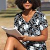 2025 Womens Tops Summer Short Sleeve V Neck Tunic T-Shirts Blouse S-4XL