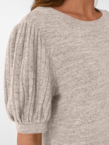 Womens 2025 Summer Sweater Top Short Sleeve Blouses Dressy Casual Shirts Business Tops Cute Vacation Tunic