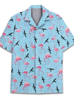 Pineapple Hawaiian Shirt for Men Women, Leopard Pineapple Button Down Shirt Mens Casual Short Sleeve Shirt