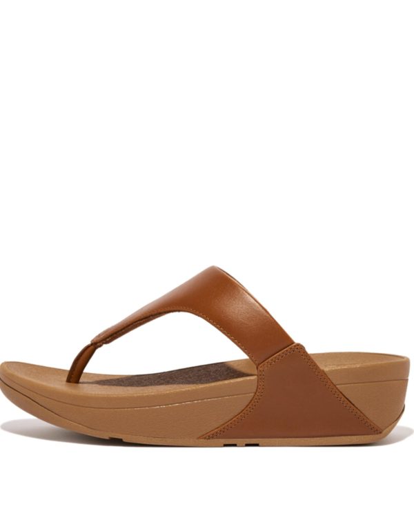 Women's Lulu Toe Post Leather Flip-Flop Sandal