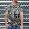 Aztec Mexican Shirts Short Sleeves Summer Mexico Shirt Mexico Jersey Unisex 3D Shirts
