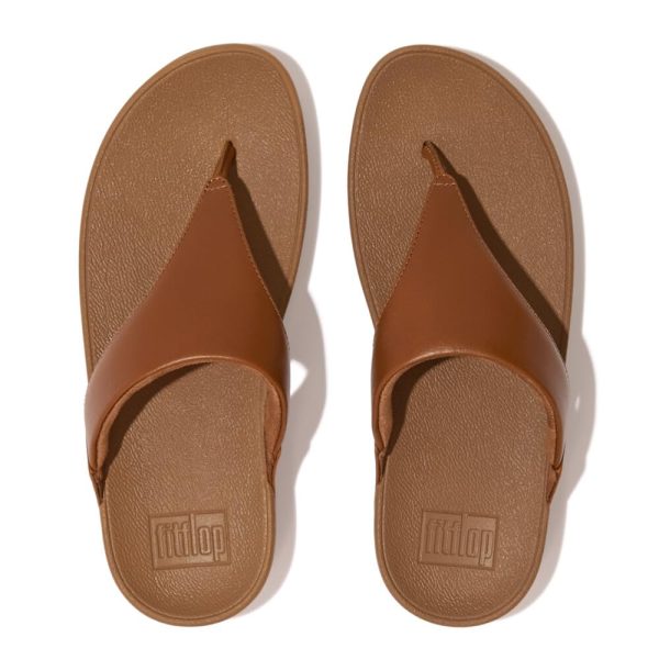 Women's Lulu Toe Post Leather Flip-Flop Sandal