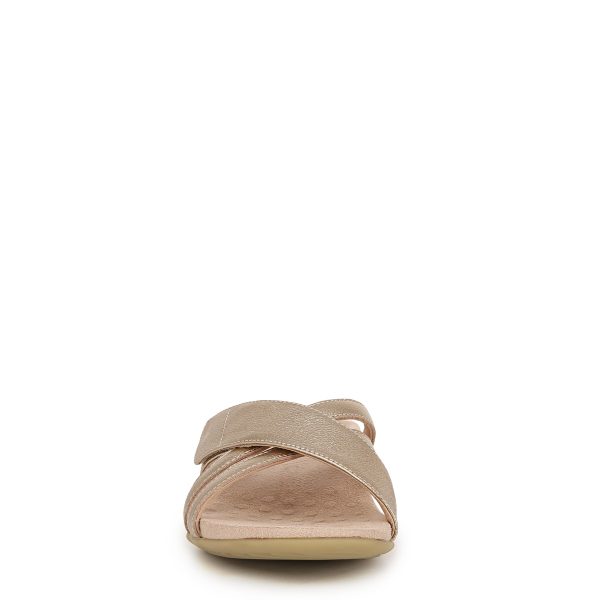 Women's Rest Zarie Slide Sandals- Supportive Sandals and Indoor/Outdoor Slip Ons That Includes an Orthotic Insole and Cushioned