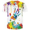 Unisex 3D Colorful Print Graphic Tee Shirts for Men Women and Teens