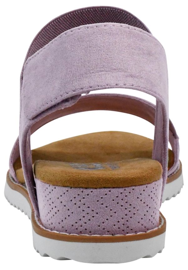 Women's Desert Kiss-Stretch Quarter Strap Sandal Flat