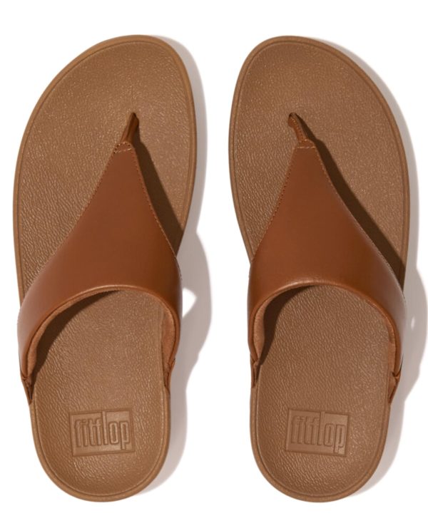 Women's Lulu Toe Post Leather Flip-Flop Sandal