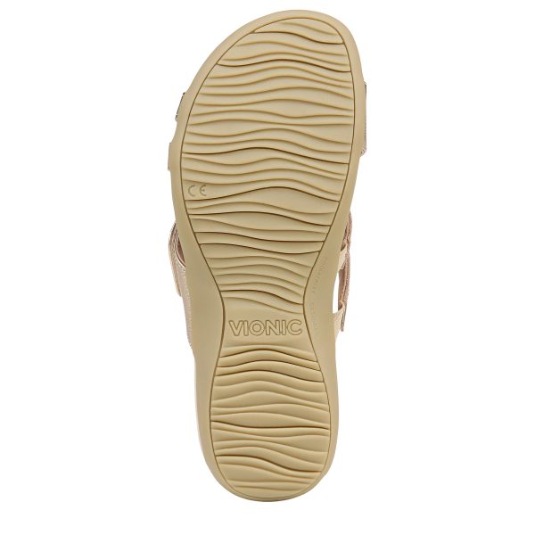 Women's Rest Zarie Slide Sandals- Supportive Sandals and Indoor/Outdoor Slip Ons That Includes an Orthotic Insole and Cushioned