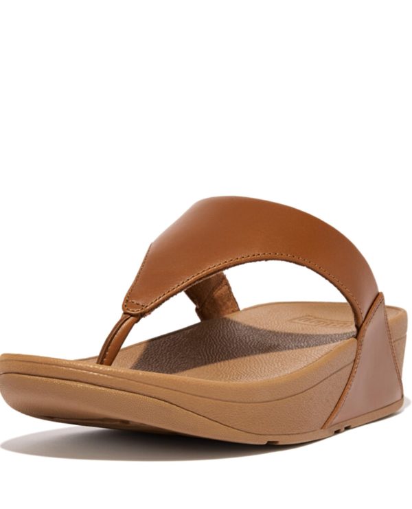Women's Lulu Toe Post Leather Flip-Flop Sandal