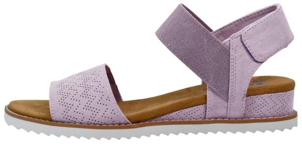 Women's Desert Kiss-Stretch Quarter Strap Sandal Flat