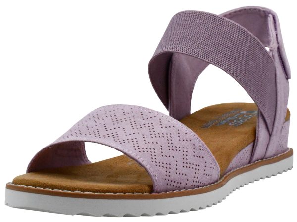 Women's Desert Kiss-Stretch Quarter Strap Sandal Flat